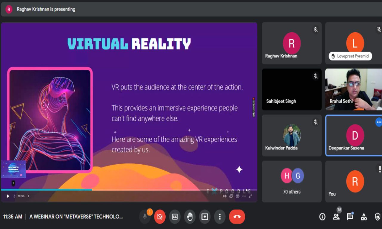 Webinar on Metaverse Technology