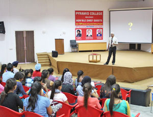 Hon'ble Director-PCBT Dr. Sanjay Behl is solving queries of students.