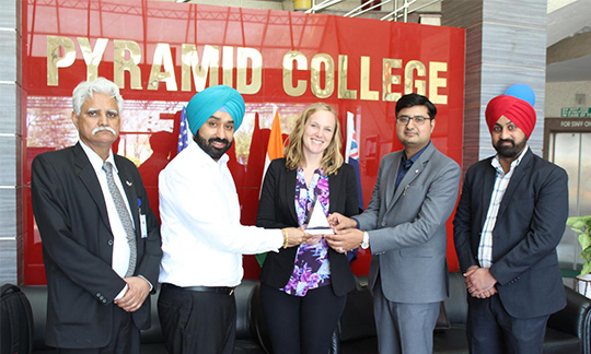 sault college, canada (mr.upinder chowdhary - regional manager (india), ms. heather lewis (assistant manager)